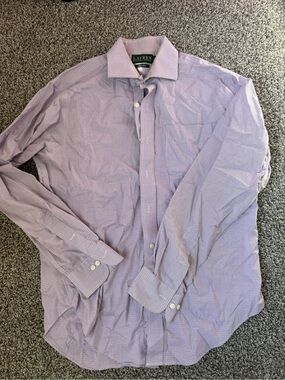 Ralph Lauren Lavender Check Men’s Dress Shirt